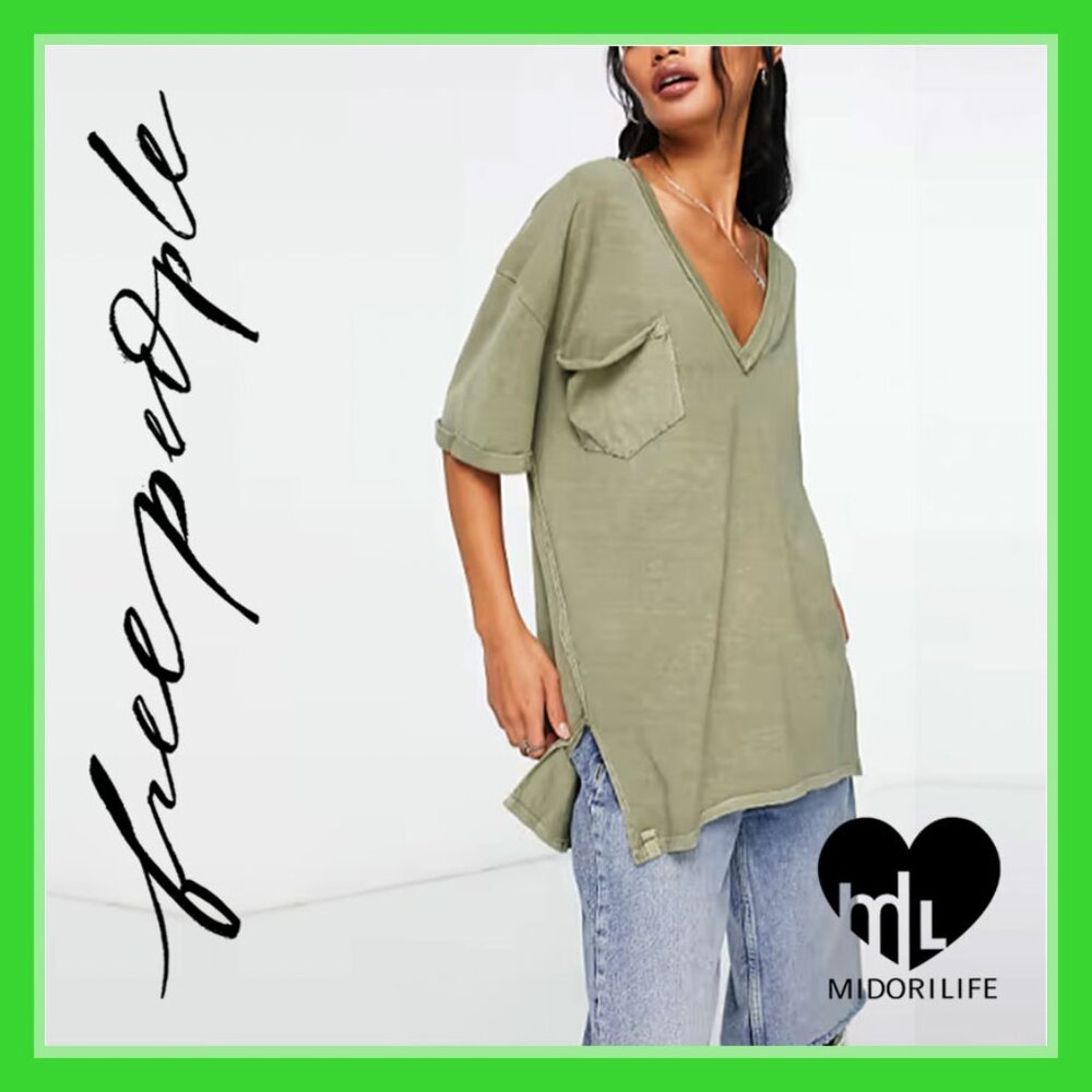 WE THE FREE V-Neck Boyfriend Tee
